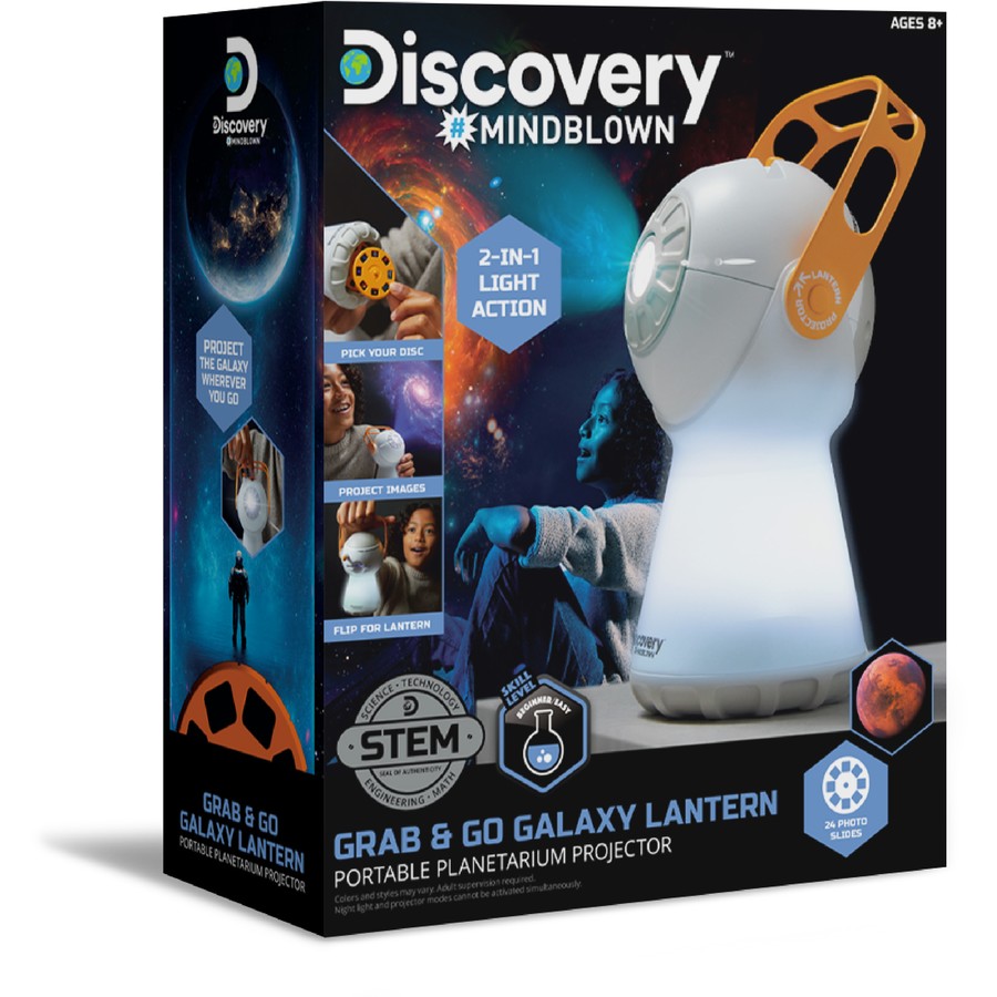Discovery Mindblown Grab &amp; Go Galaxy Lantern Req 3 AAA Batteries