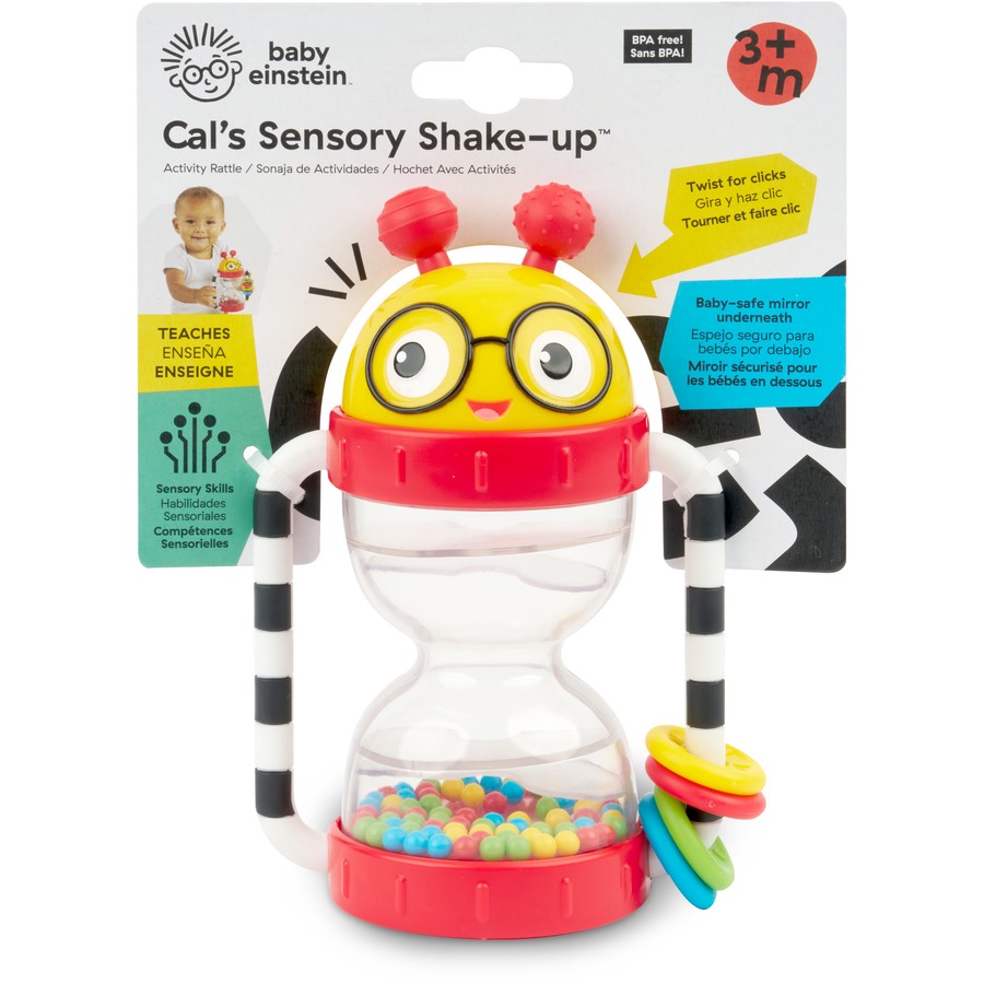 Baby Einstein Cal's Sensory Shake Up Rattle Peg Toy