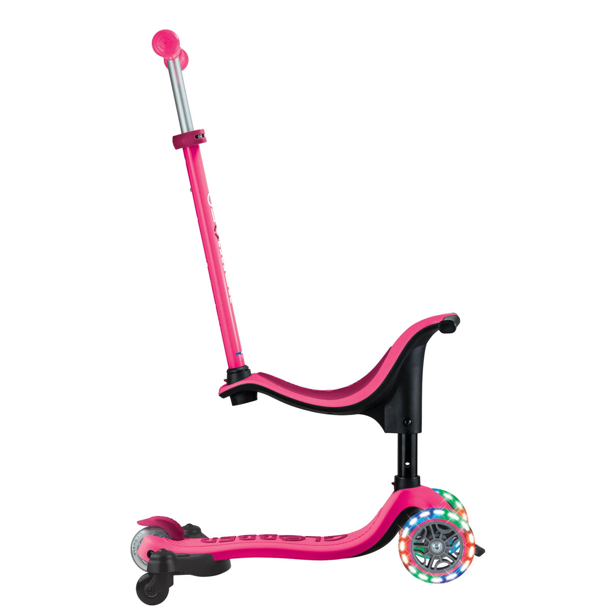 Globber Go Up Sporty Lights 360 FUCSHIA / DARK PINK