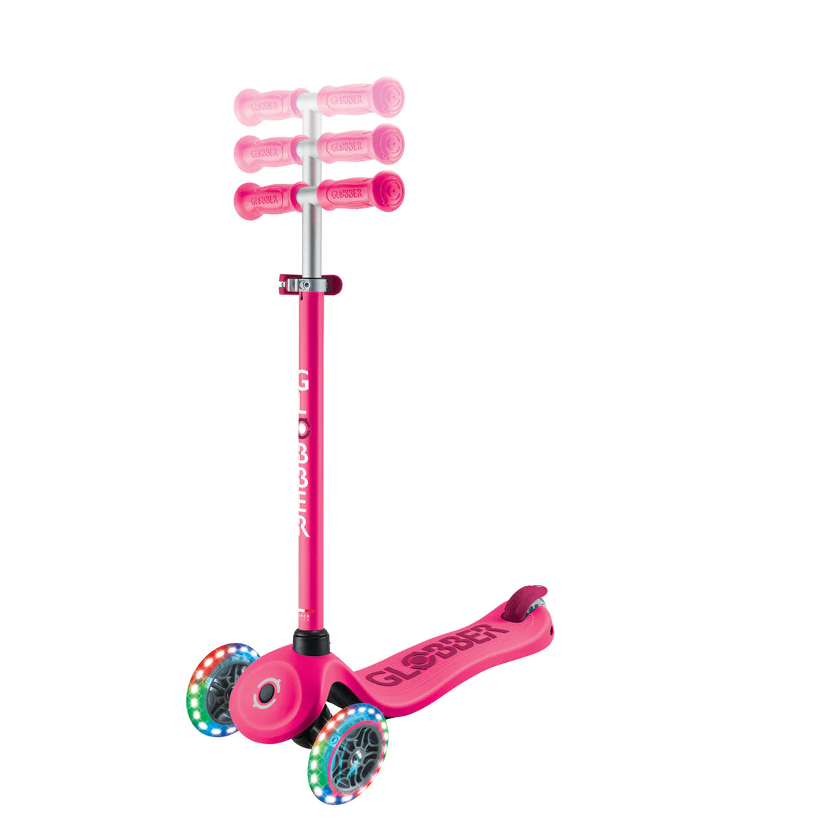 Globber Go Up Sporty Lights 360 FUCSHIA / DARK PINK