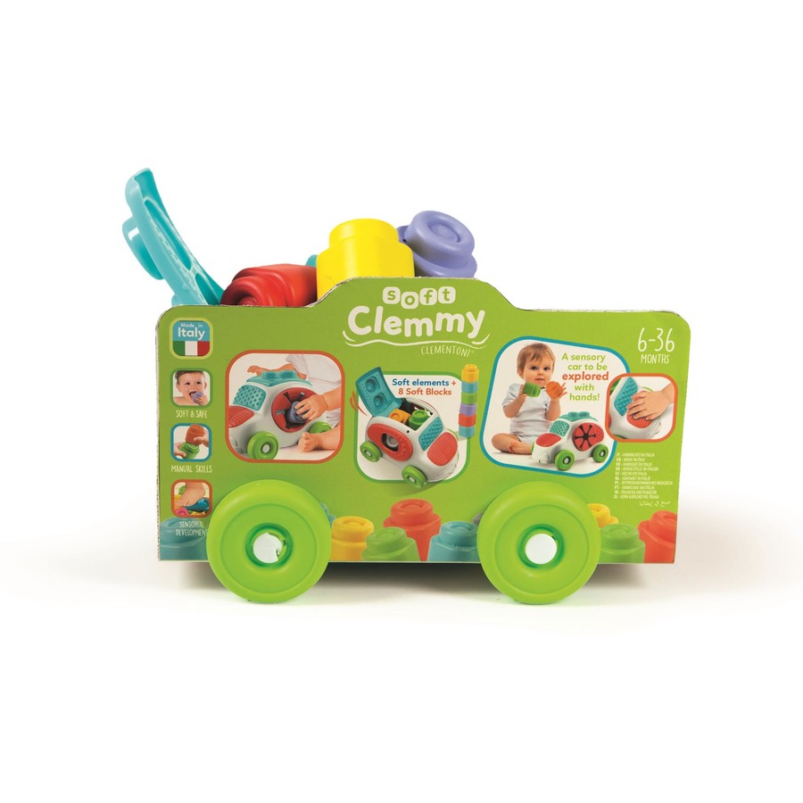 Clementoni  - Soft Clemmy - Sensory Car 6 - 36 months