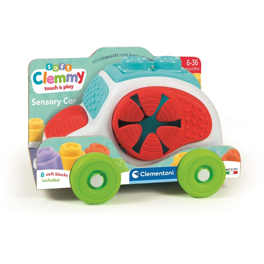 Clementoni  - Soft Clemmy - Sensory Car 6 - 36 months