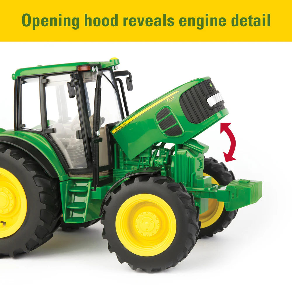 BIG FARM John Deere 7330 Tractor with Bale Loader