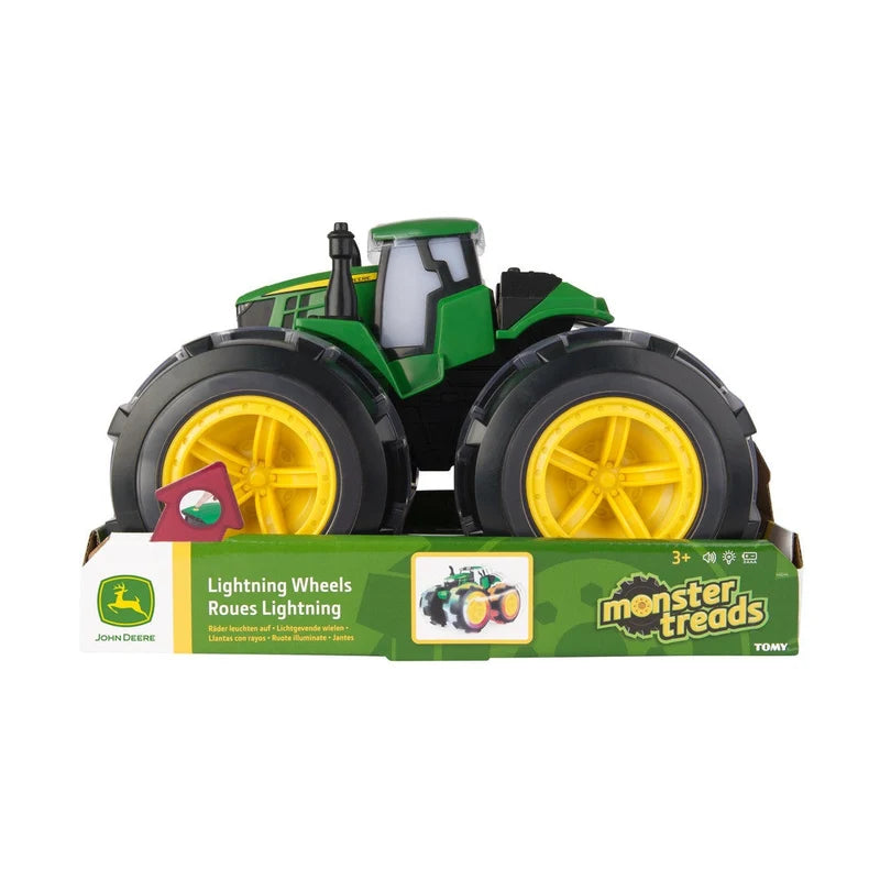 John Deere Monster Treads 4WD Tractor with Light Up Wheels