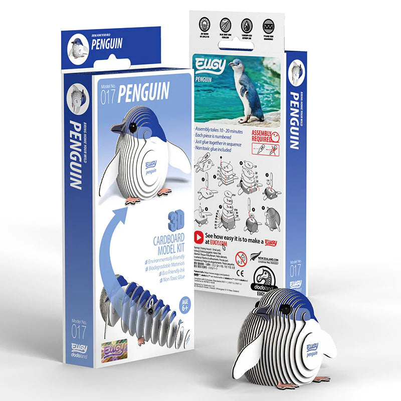 Eugy Cardboard Model Kit Penguin