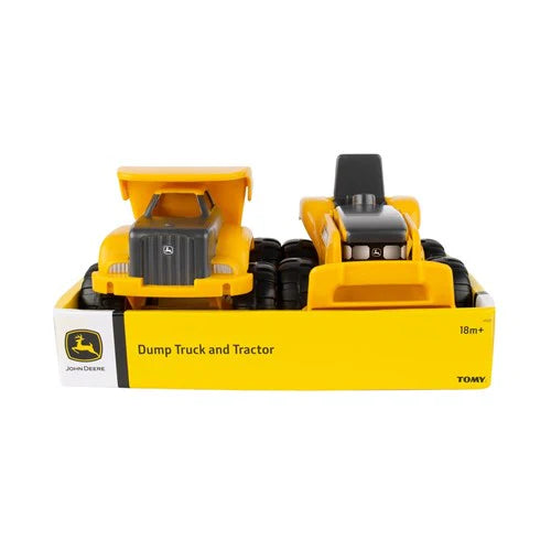 John Deere Sand Pit Construction Vehicle 2 Pack 15cm