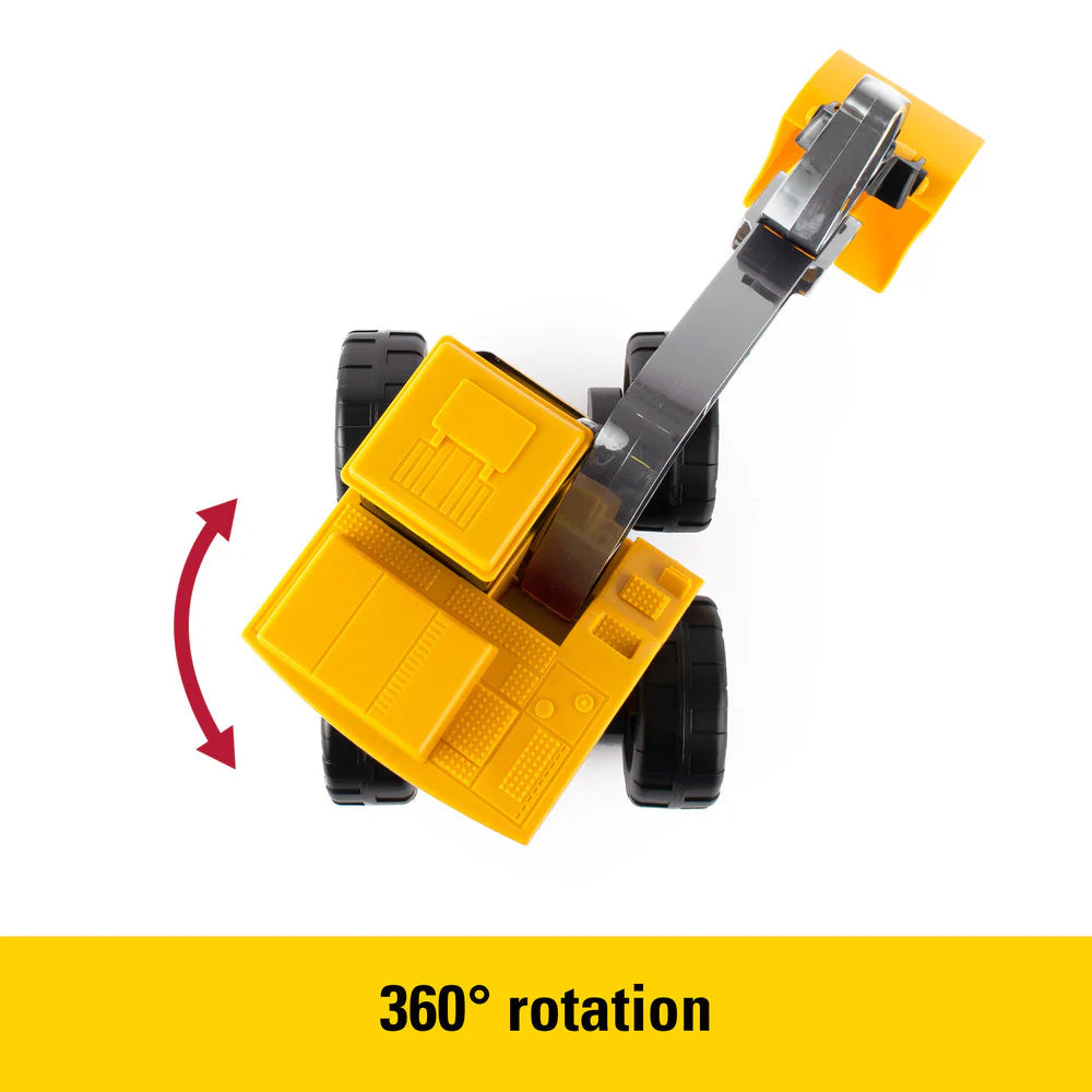John Deere Construction Yellow Excavator 38cm