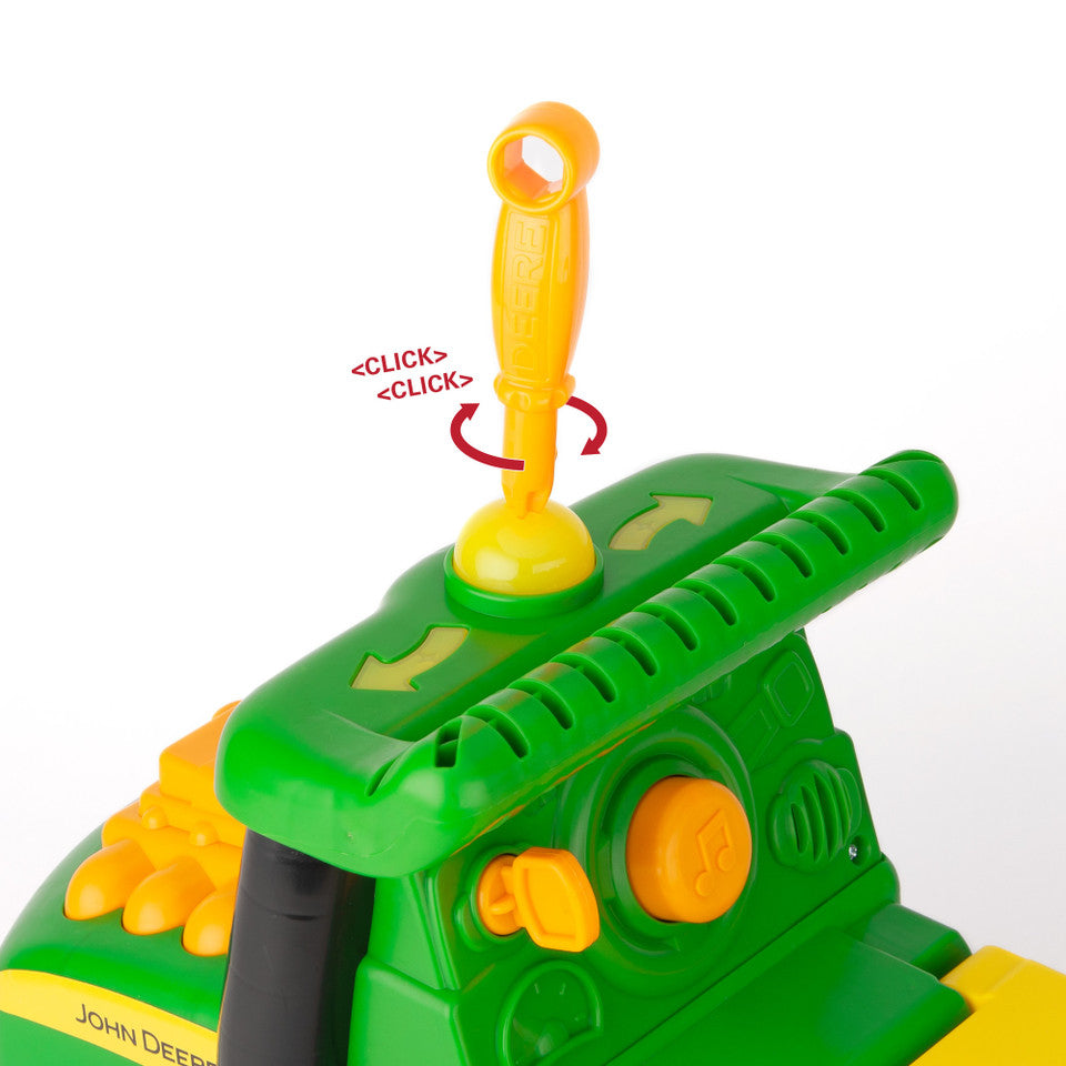 John Deere Johnny Tractor Foot to Floor Ride On with Lights &amp; Sounds