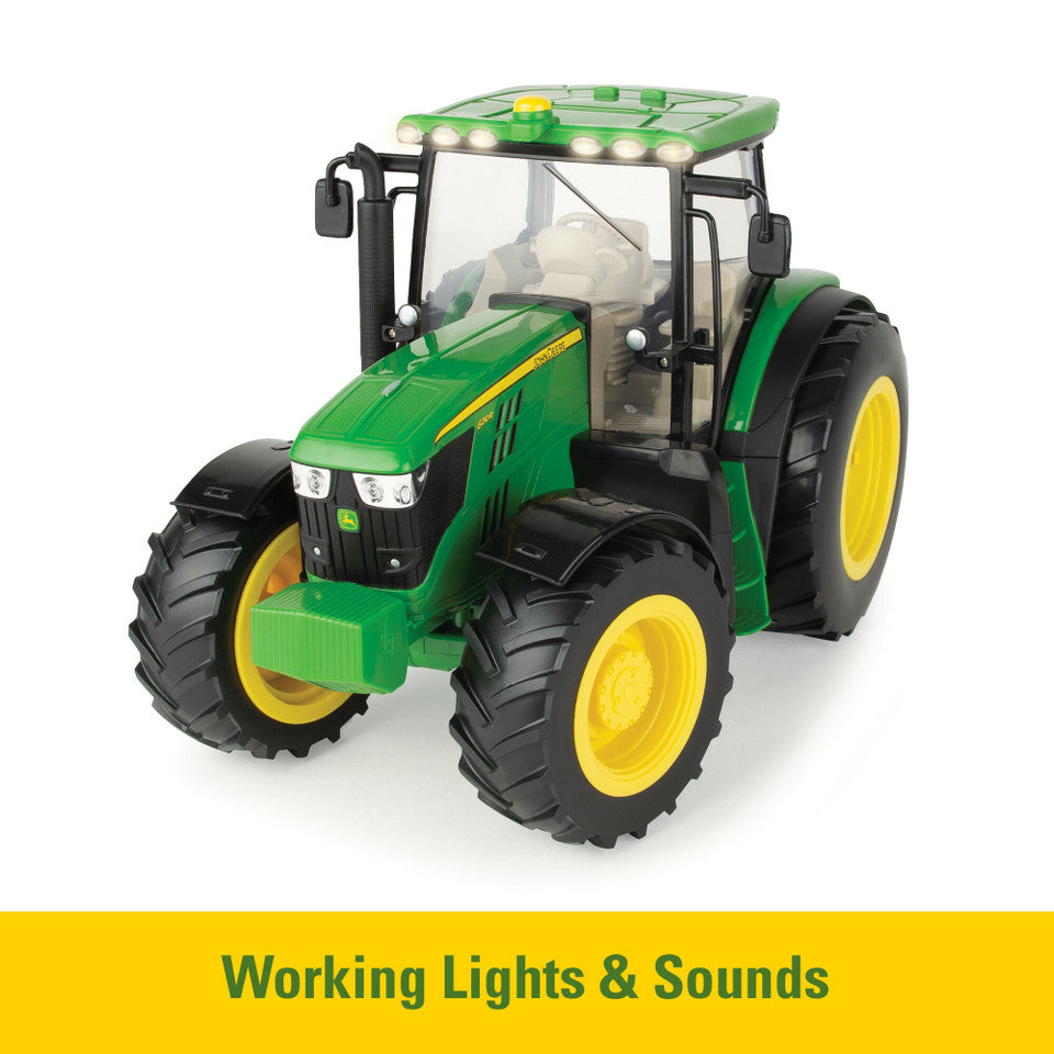John Deere 1/16 Big Farm 6210R Remote Control Tractor batteries included