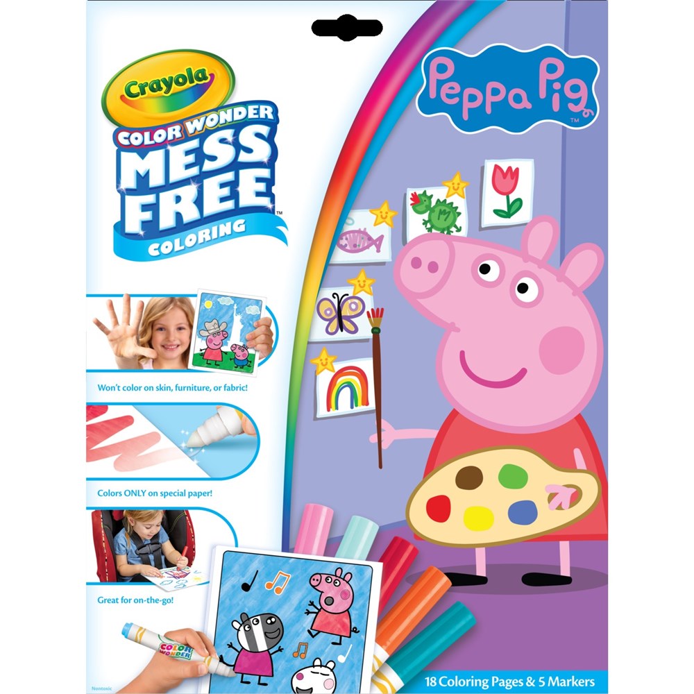 Crayola Colour Wonder Peppa Pig Foldalope