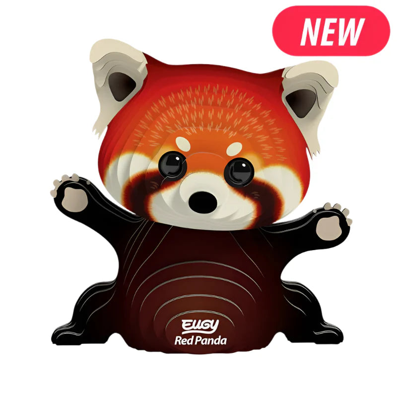 Eugy Cardboard Model Kit Red Panda