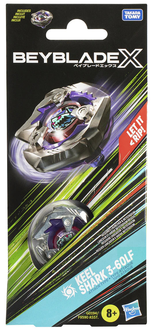 Beyblade X Single Top: Keel Shark 3-60LF
