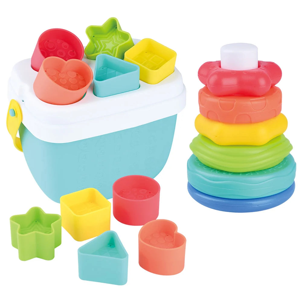 PLAYGO TOYS ENT. LTD. Shape and Stack Bundle 19pcs