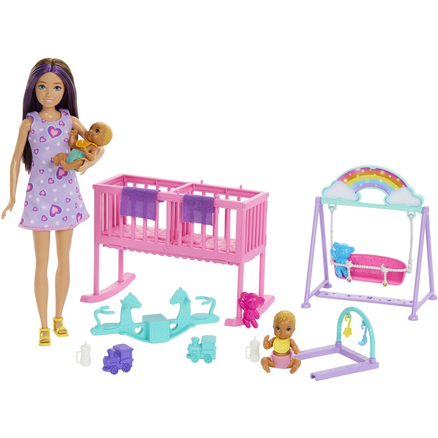 Barbie Skipper Babysitter Twin Nursery Playset
