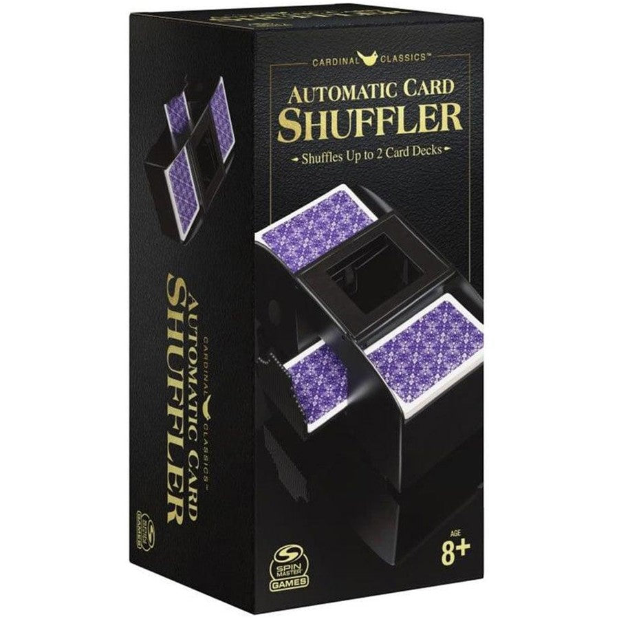 Cardinal Automatic Card Shuffler requires 3 x AA Batteries