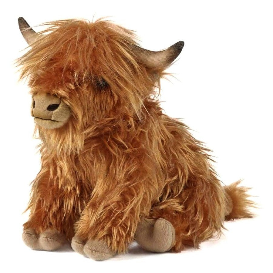 Living Nature Plush Highland Cow with Sound