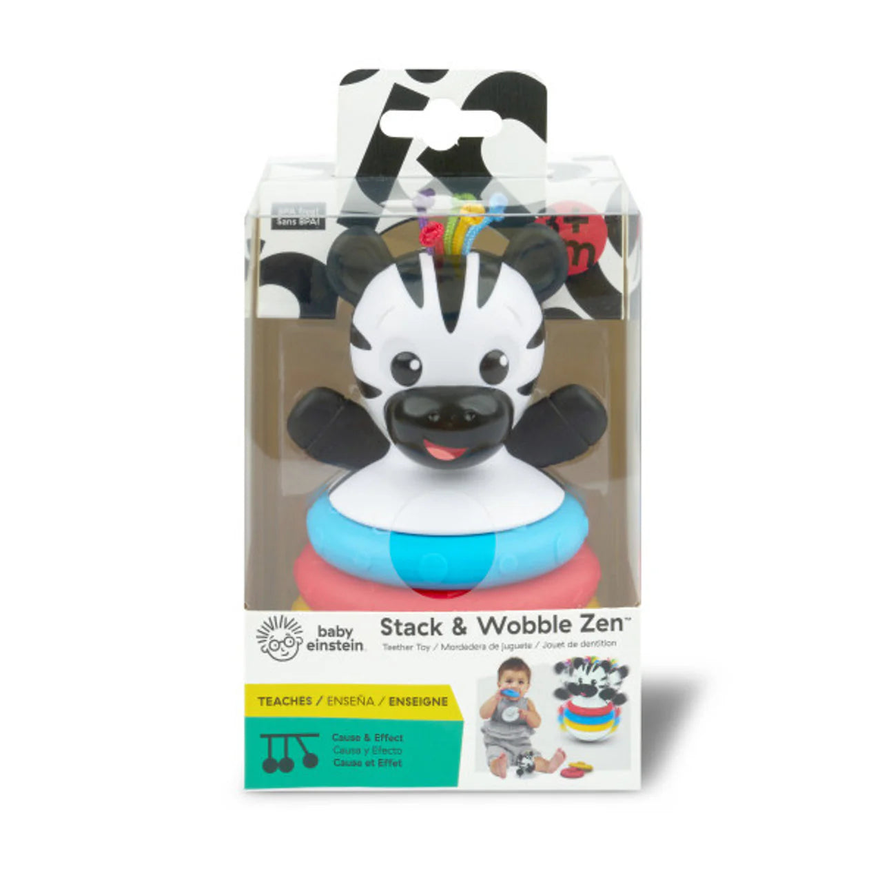 Baby Einstein Zen Stack and Wobble Teether