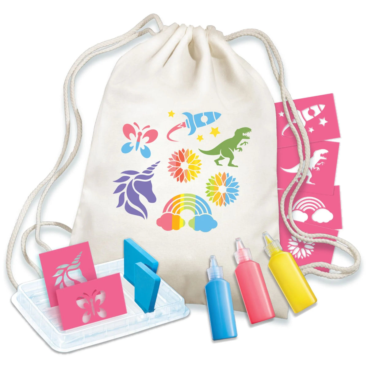4M Kidz Maker Stencil Backpack Printing