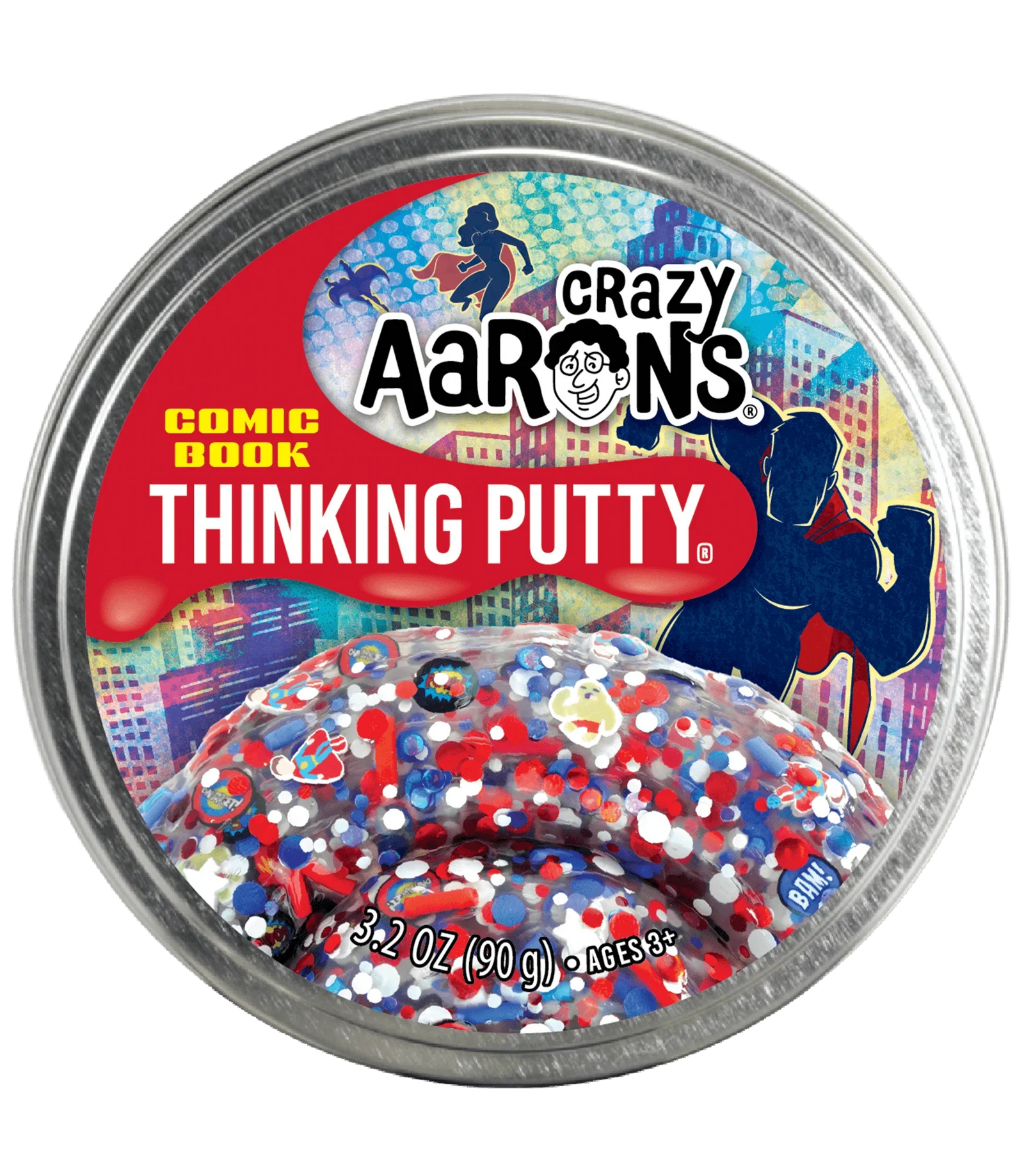 Crazy Aarons Putty Comic Book Trendsetters 90g Tin