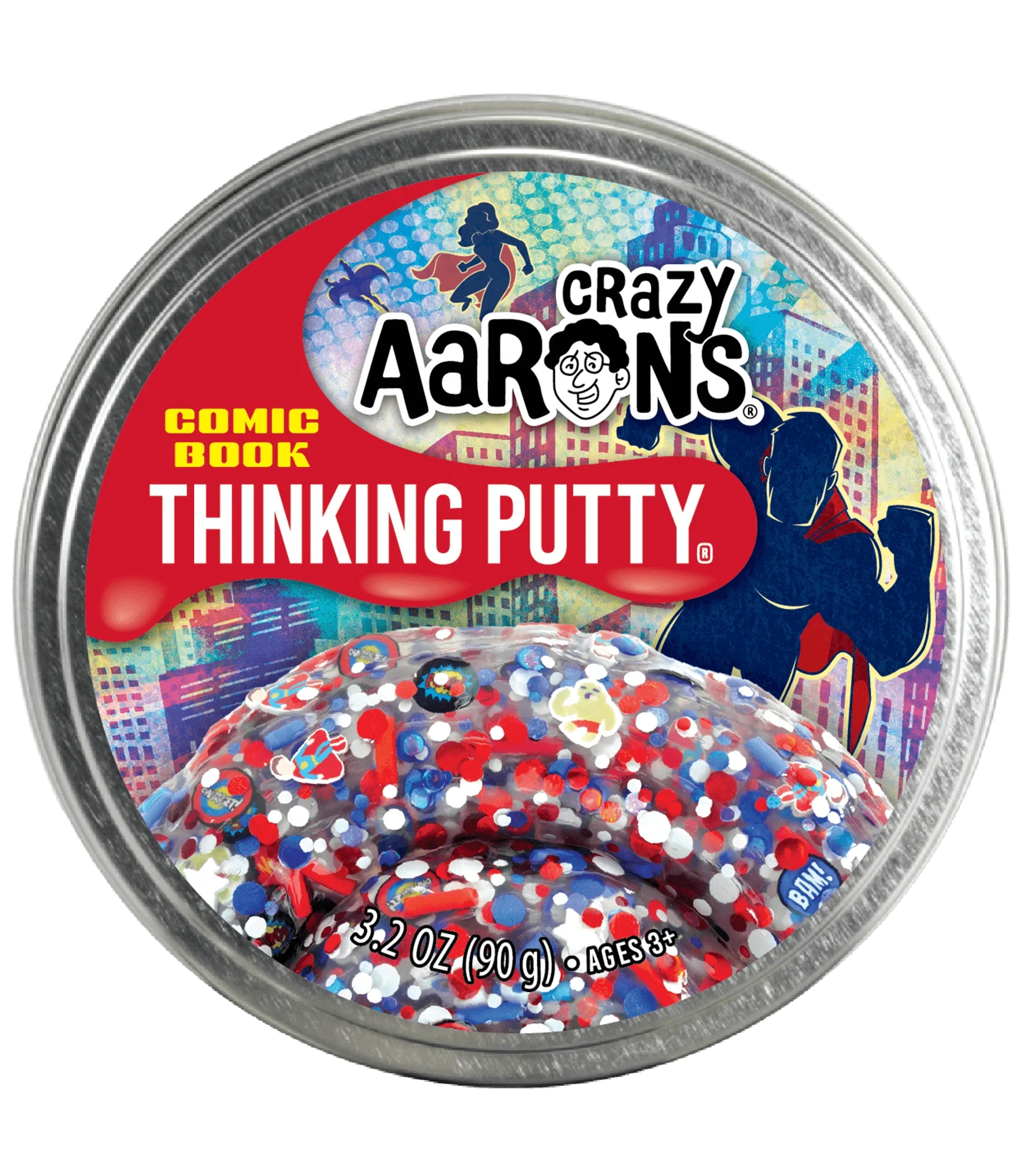 Crazy Aarons Putty Comic Book Trendsetters 90g Tin