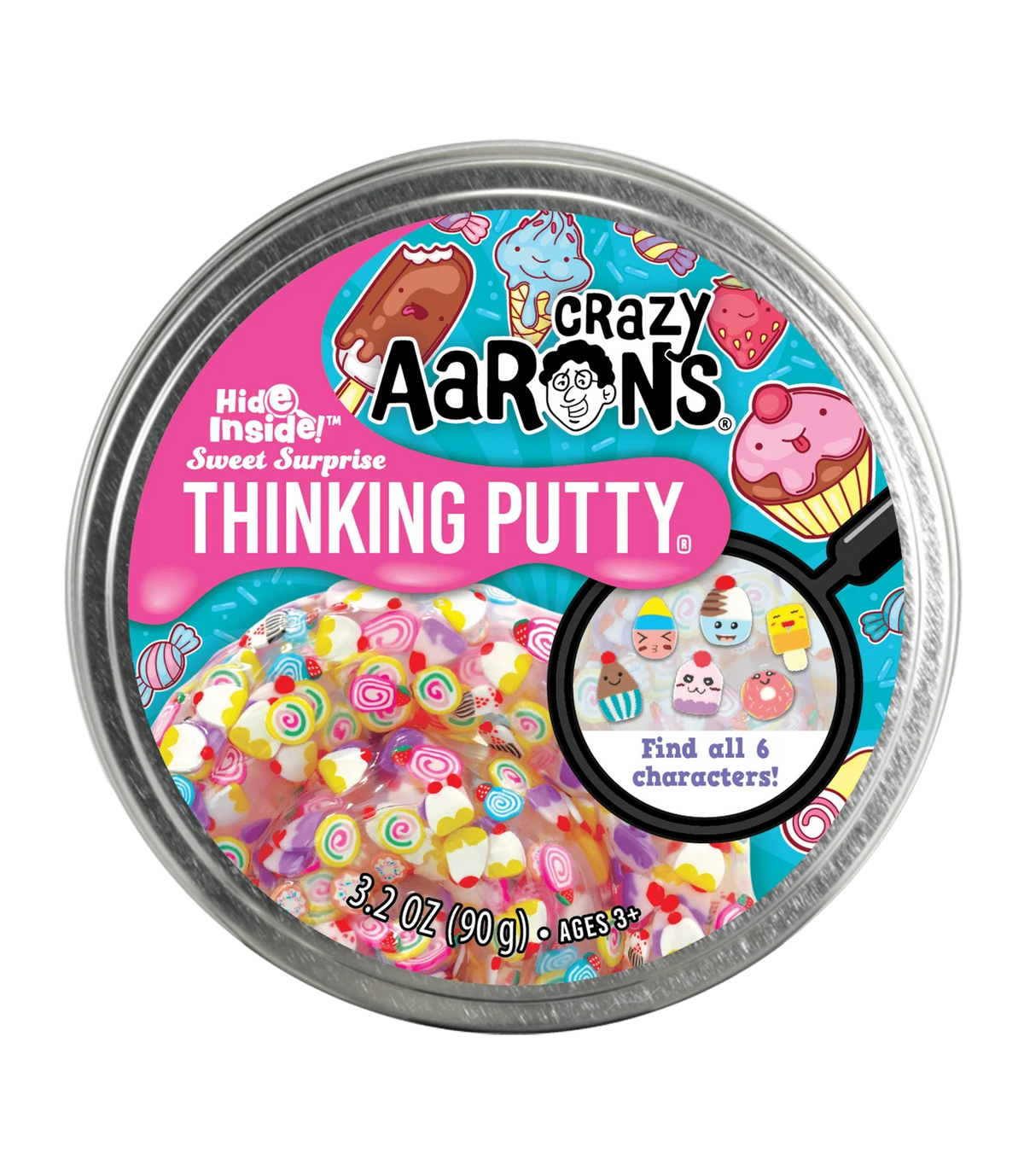 Crazy Aarons Putty Sweet Surprise Hide Inside 90g Tin