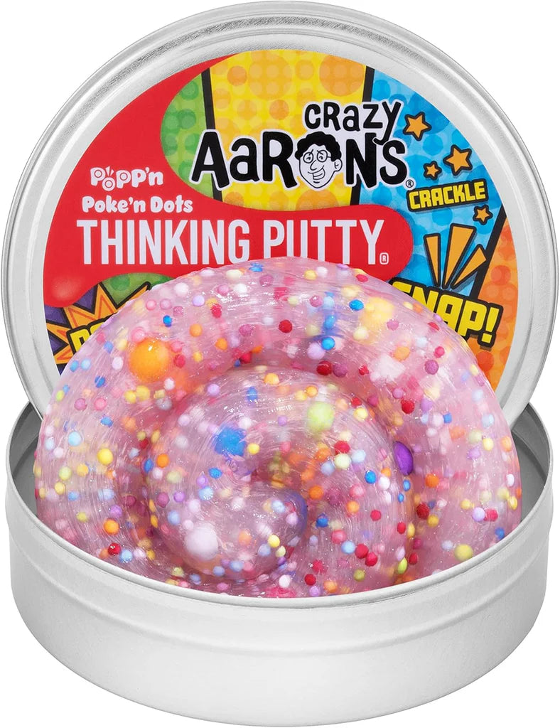 Crazy Aaron&#39;s Putty Poke N Dots Poppin Putty 90g Tin