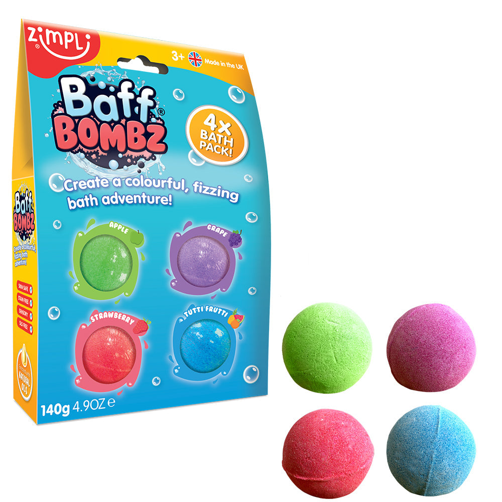 Baff Bombz 4pack Assorted