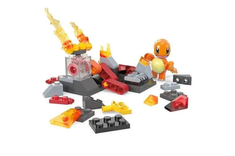 Mega Construx Pokemon Charmander&#39;s Fire Tyre Spin