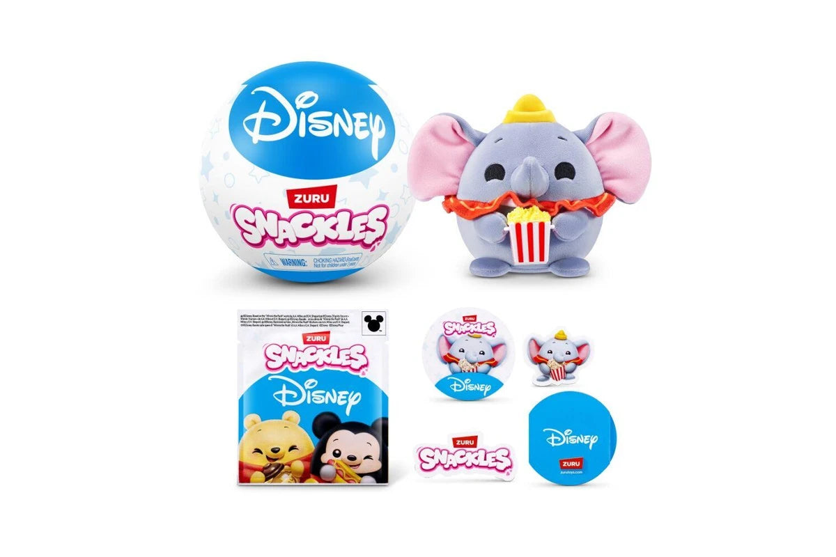Zuru Snackles 5" Plush Disney assorted