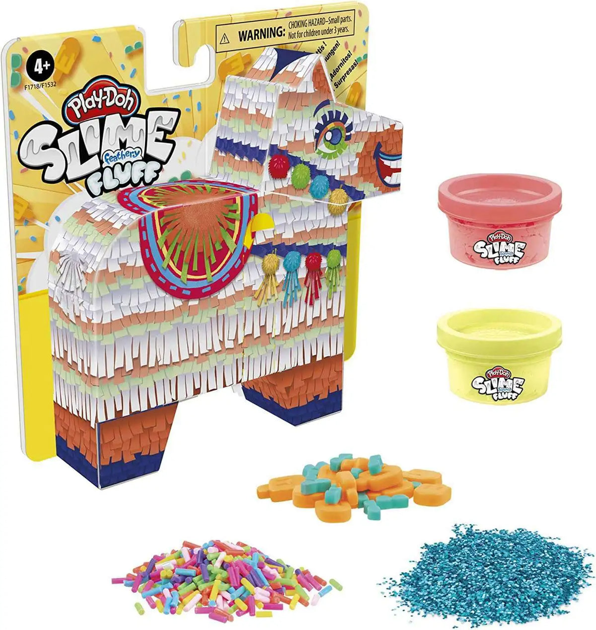 Play Doh Slime Scented Feathery Fluff - Orange