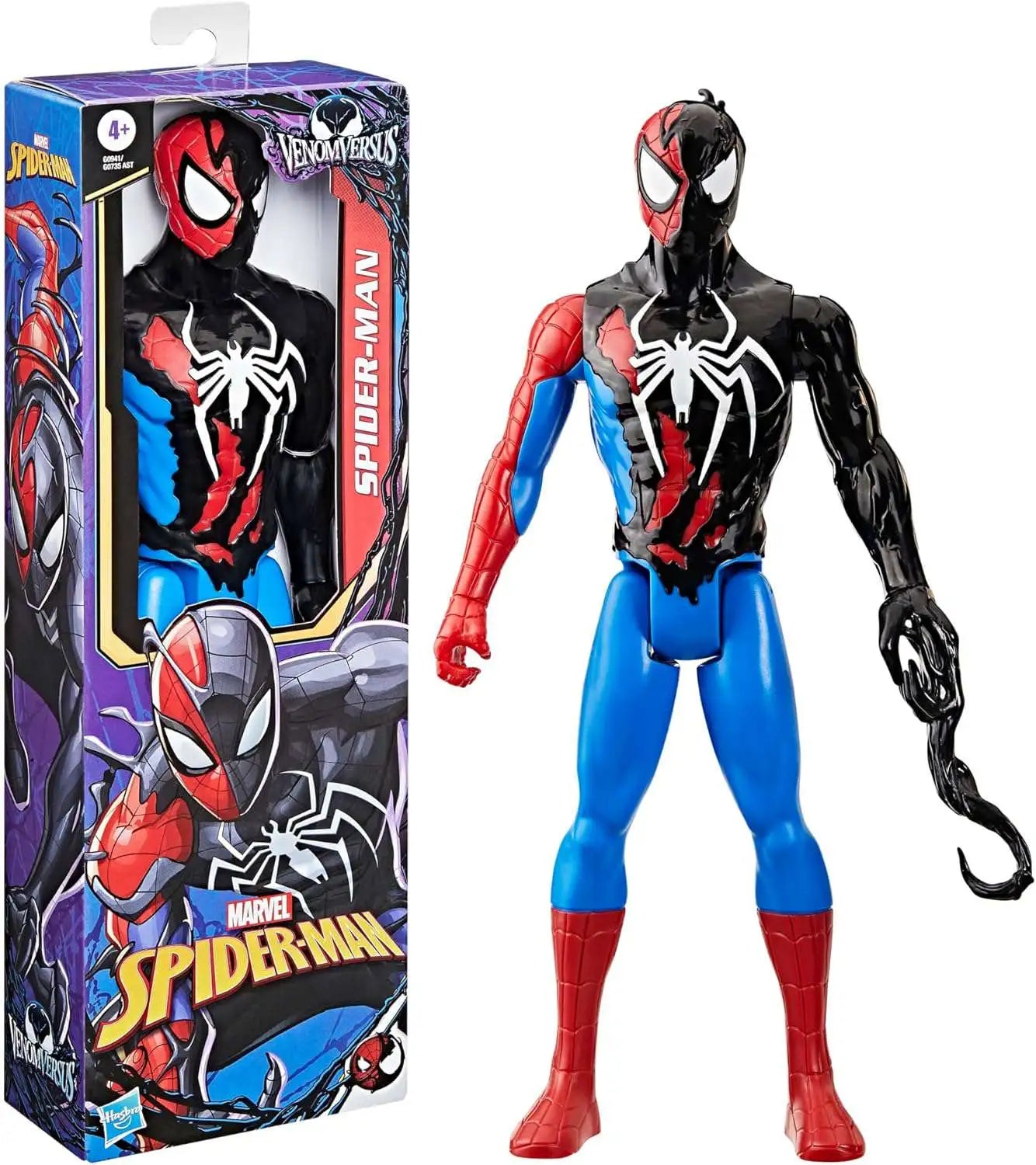 Spiderman Venomversus Titan Hero Series 12 inch Figure Spiderman