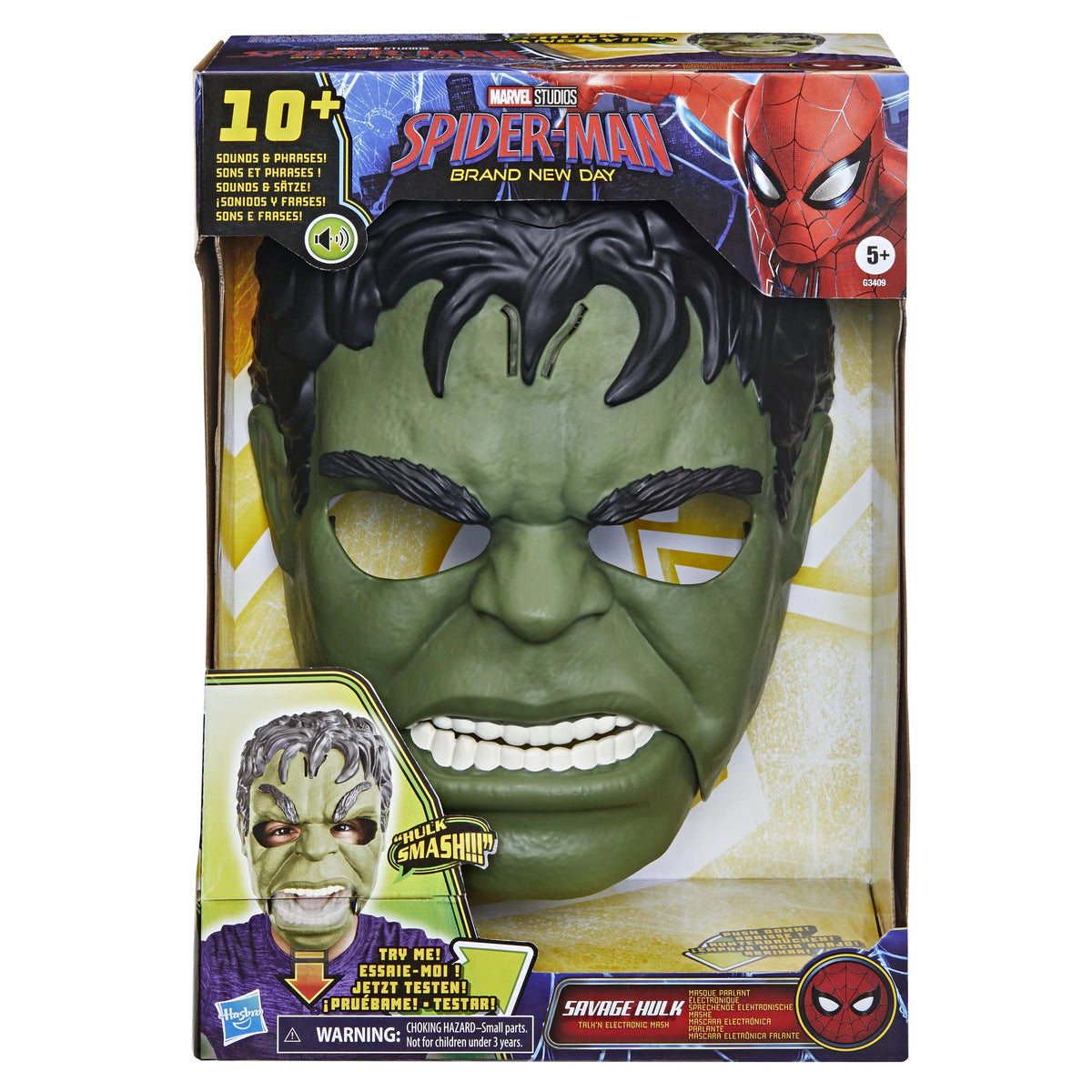 Marvel Spiderman Brand New Day Mask - Savage Hulk