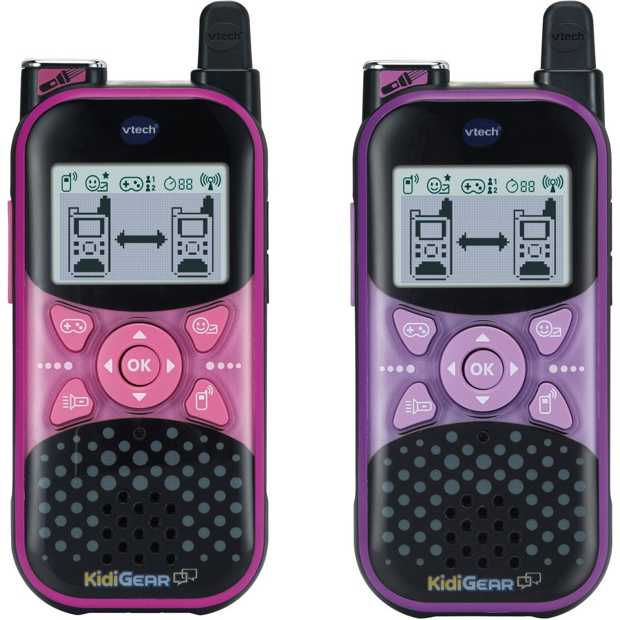 Vtech KidiGear Walkie Talkies Explorer Pink/Purple req 6 x AAA batteries