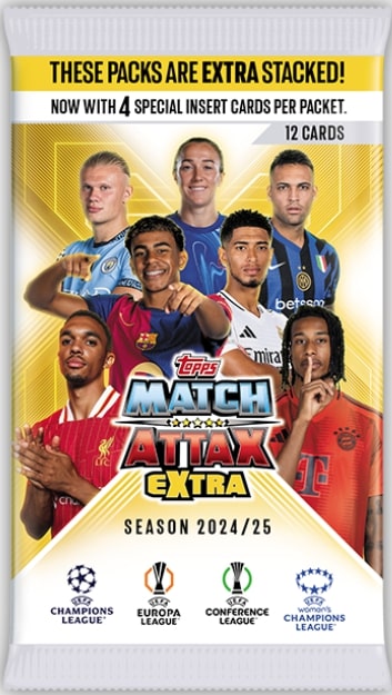 TOPPS UEFA MA Champions League Match Attax EXTRA 2024/2025 Soccer Cards