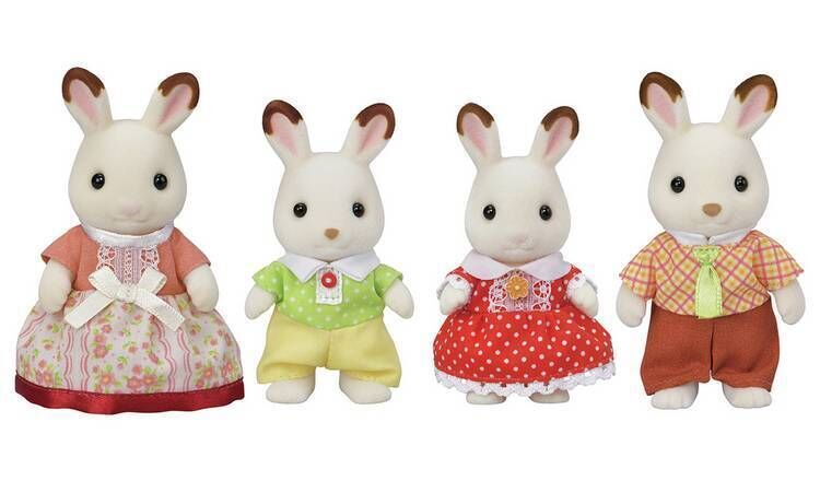 SF5655 Chocolate Rabbit Family