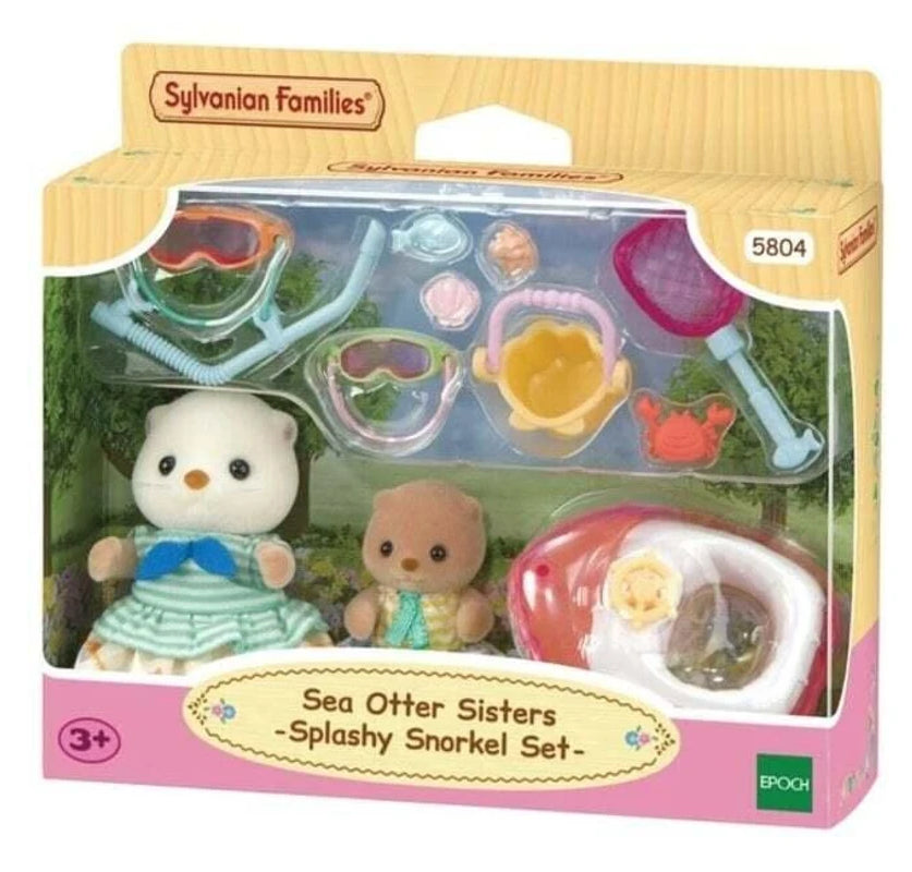 SF5804 Sea Otters Sisters Splashy Snorkel Set