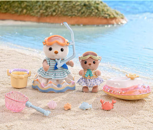 SF5804 Sea Otters Sisters Splashy Snorkel Set