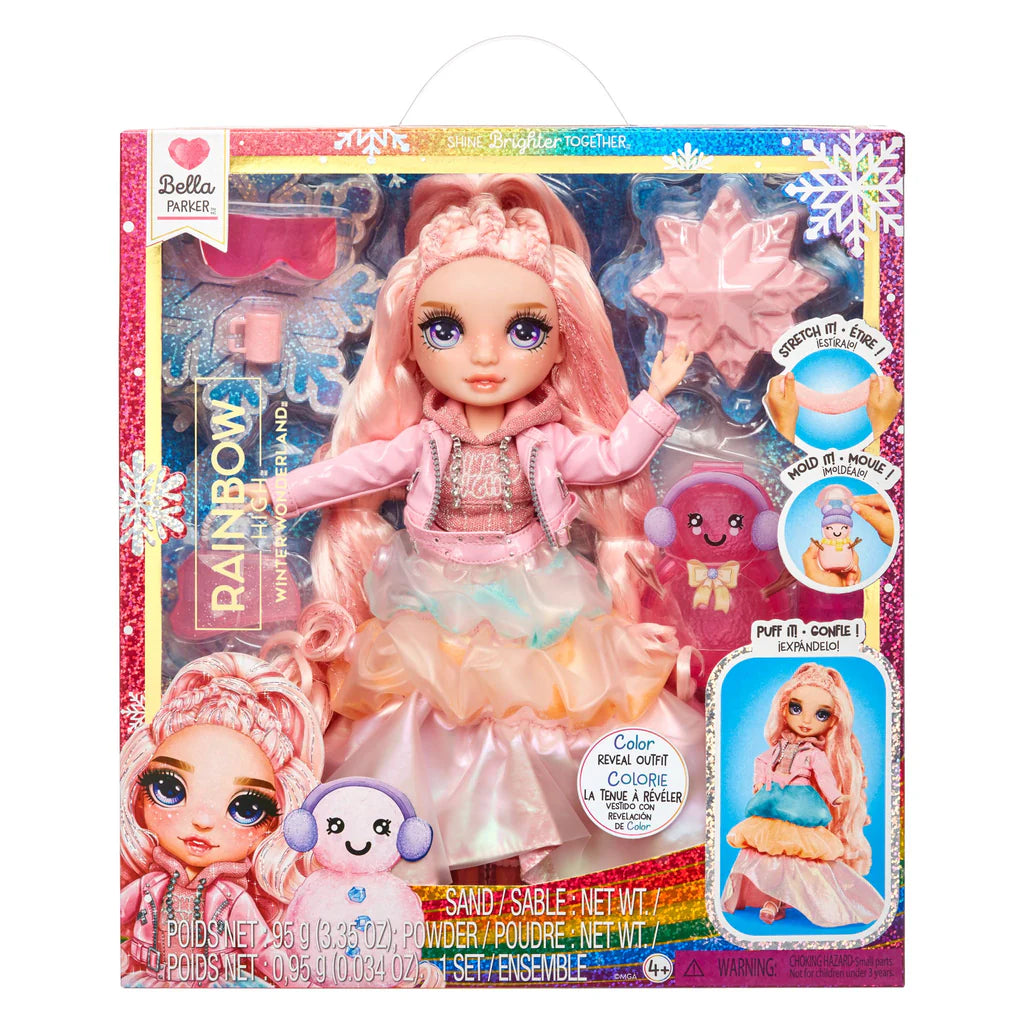 Rainbow High Winter Wonderland Pink Doll BELLA