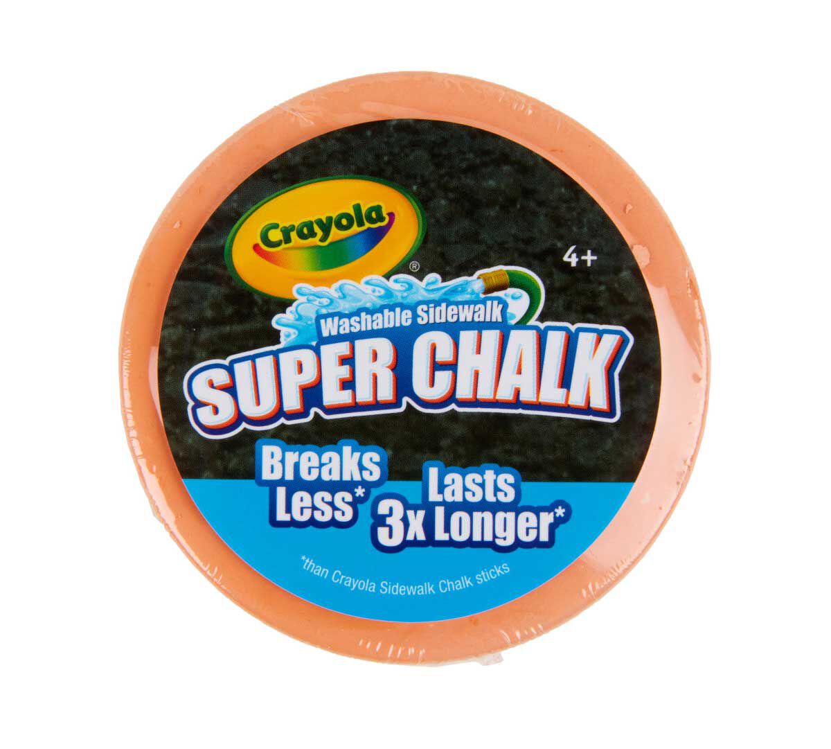 Crayola Washable Sidewalk Super Chalk Asstd Cols