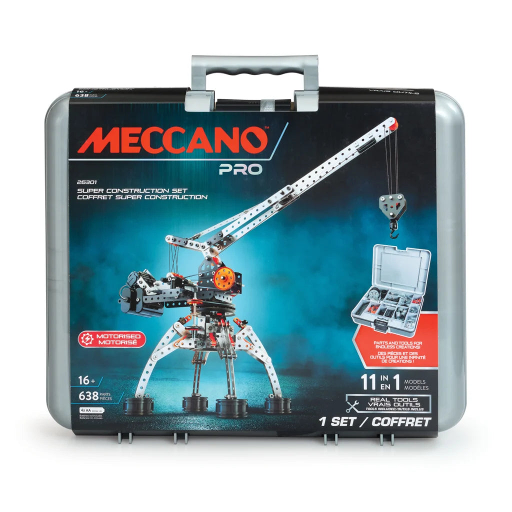 Meccano PRO 26301 Super Construction Set 11 in 1