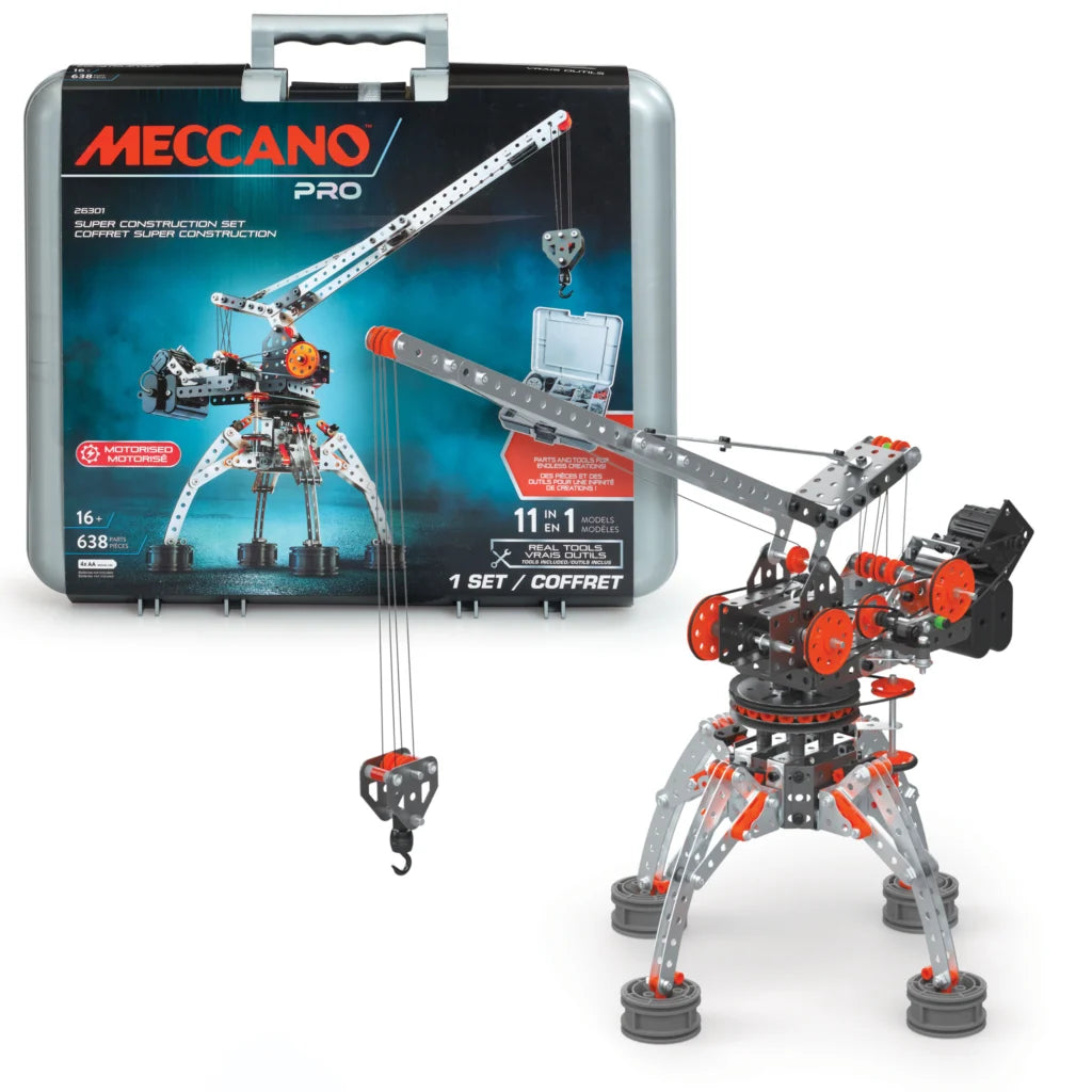Meccano PRO 26301 Super Construction Set 11 in 1