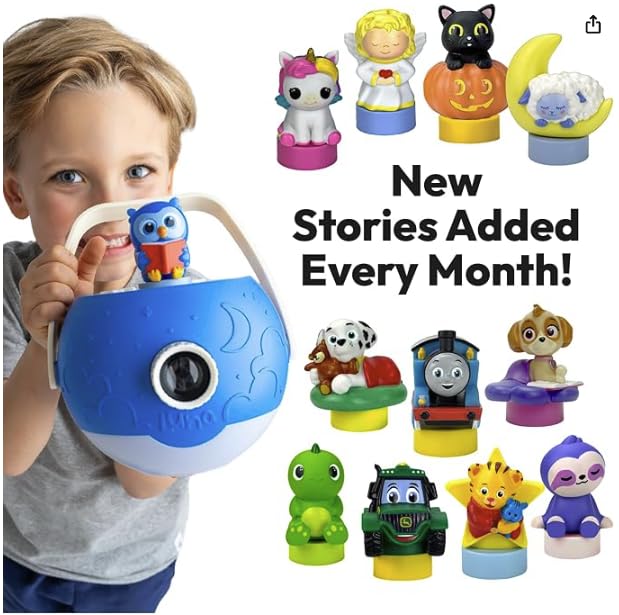 Luna Storytime Projector (USB-C cable incl or req 4 x AA batteries)