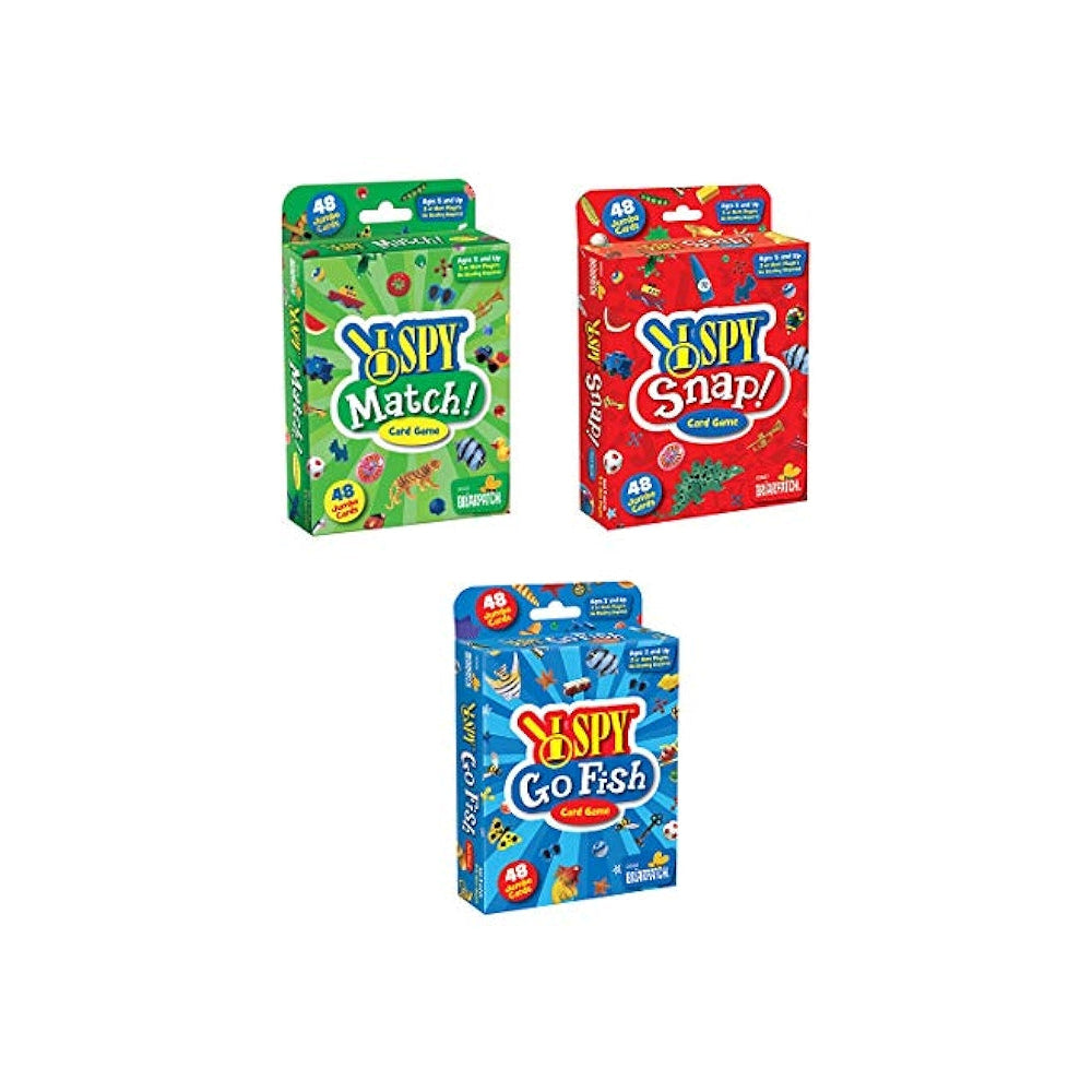 I Spy Card Games Assorted (Snap, Match, Go Fish)
