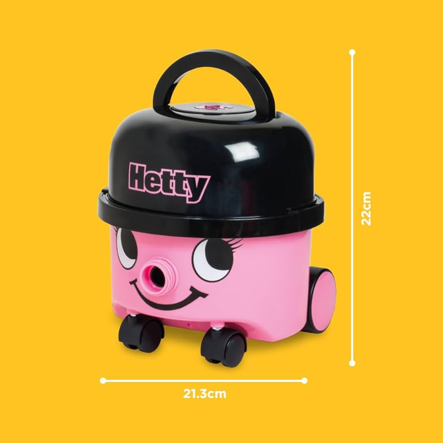Casdon Hetty Vacuum Cleaner PINK Req 4 x C batteries