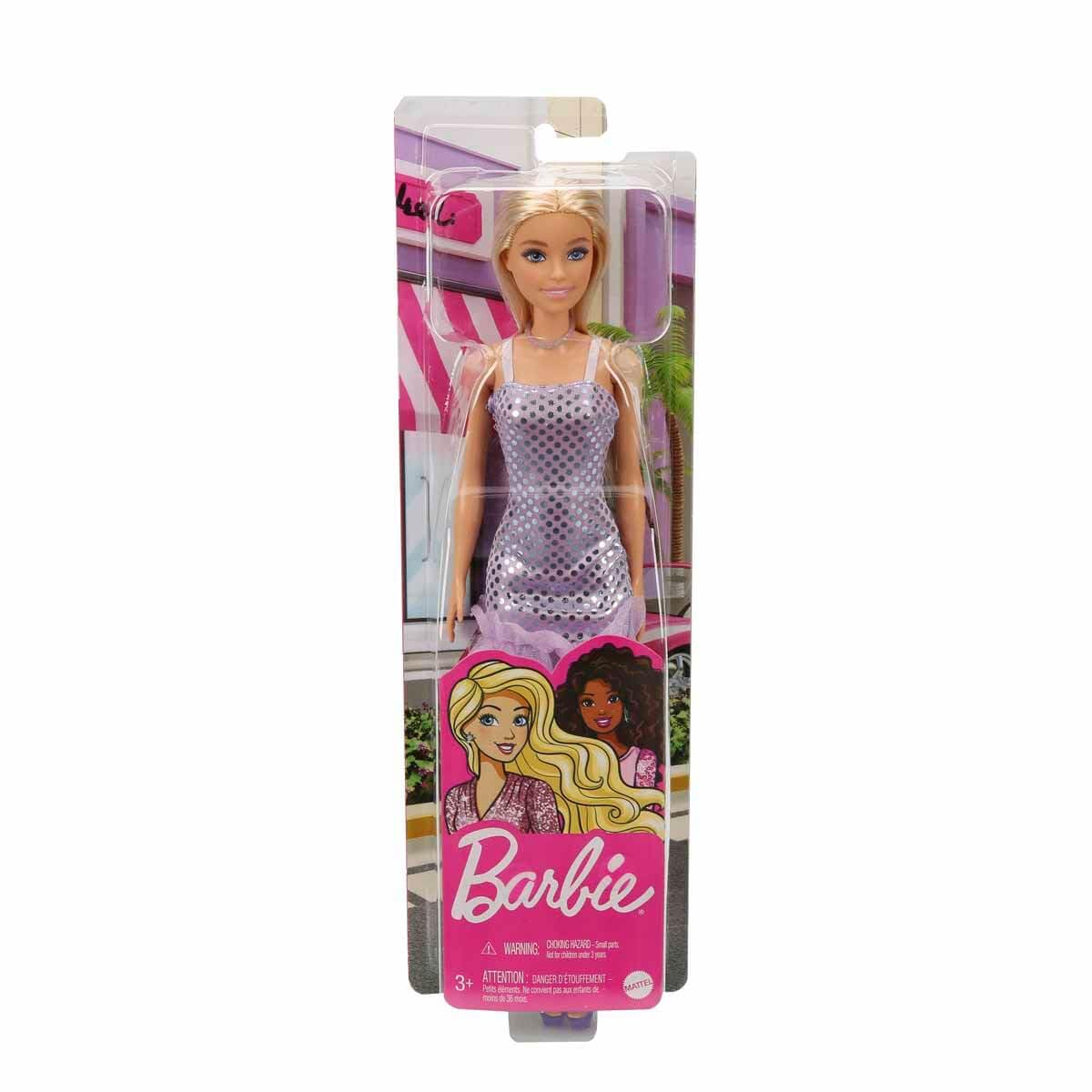 Barbie Glitz Doll Blonde Hair Purple Dress