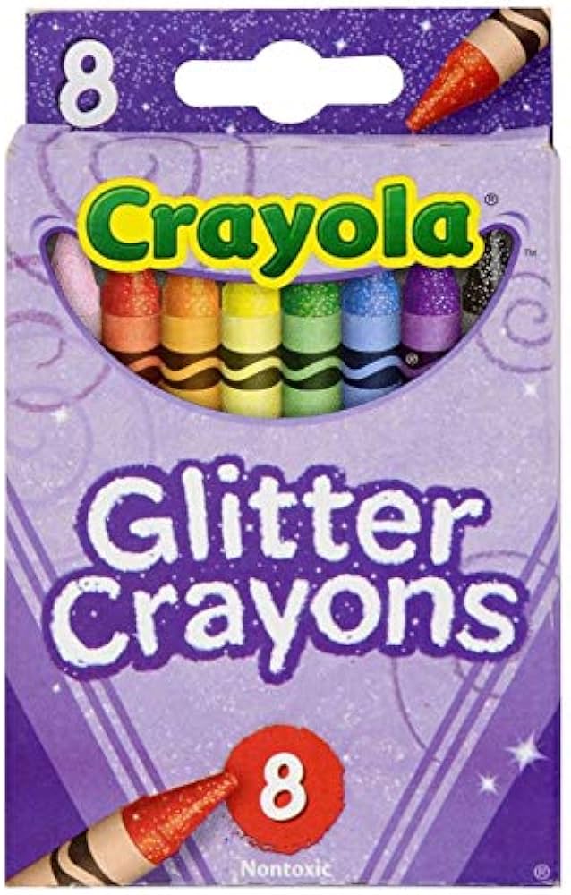 Crayola Glitter Crayons 8pk