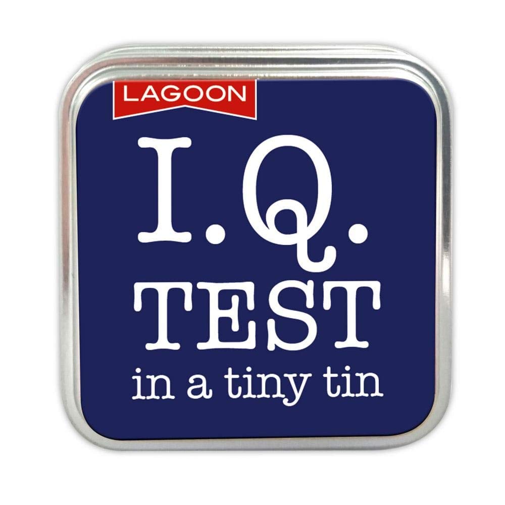 Tabletop Fun In A Tiny Tin - IQ Test