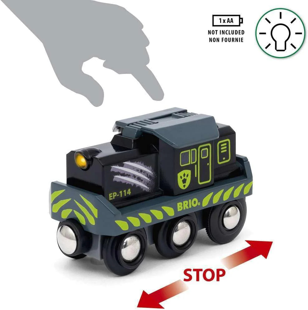BRIO 36096 Dinosaur Battery Train  req 1 x AA battery
