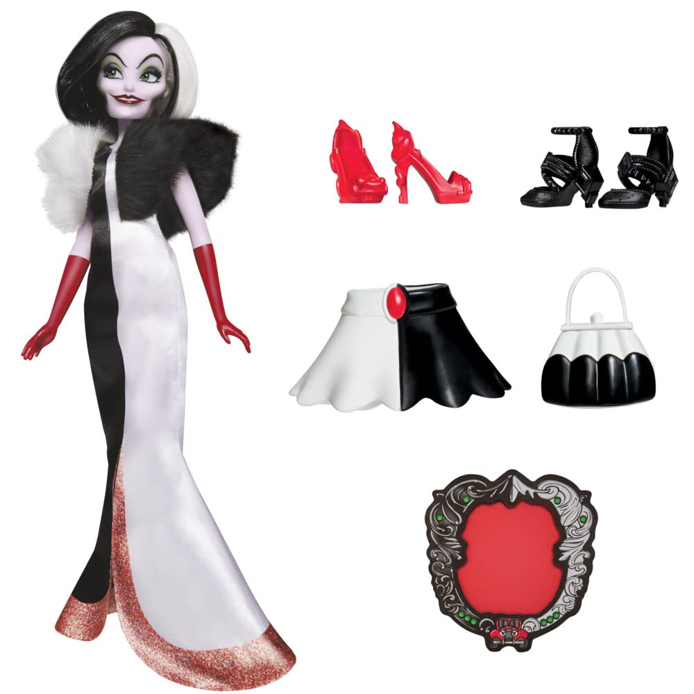 Disney Villians Cruella De Vil Doll &amp; Accessories