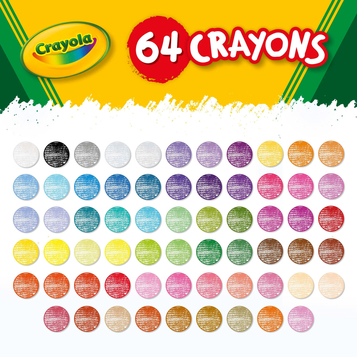 Crayola 64 Regular Crayons